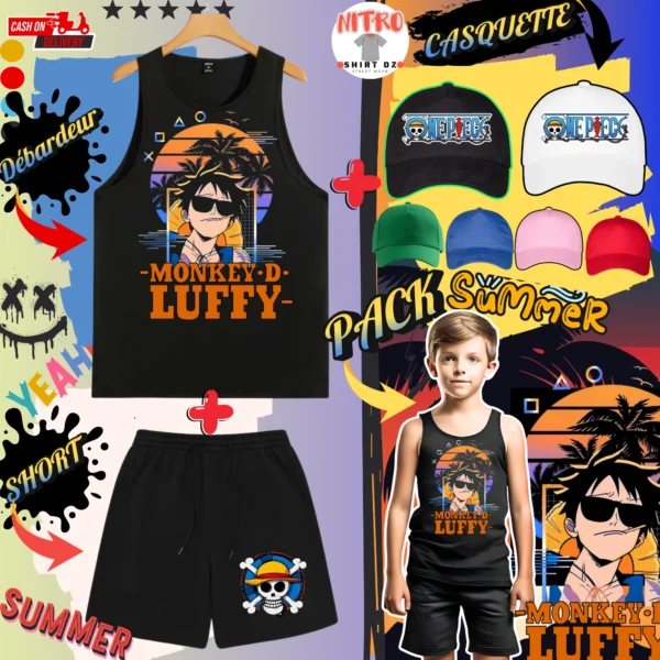 Pack LUFFY D MONKEY